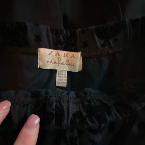 ZARA skull velvet leggings - Picture 4 of 4